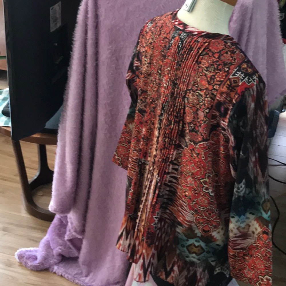 Ranna Gill pleated blouse - Picture 3 of 11